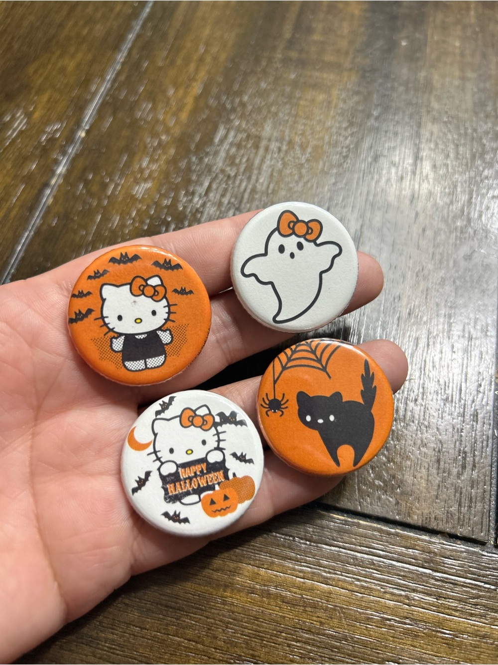 Hello Kitty Halloween Buttons